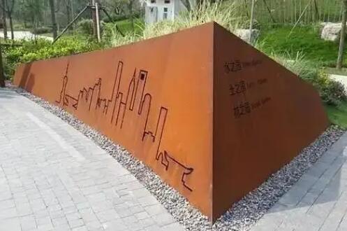青秀耐候钢挡土墙